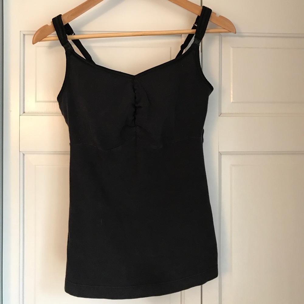 Bravado Black Nursing Tank